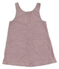 Pudrové manšestrová šaty H&M