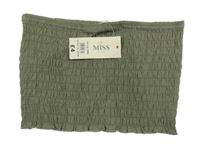 Nové - khaki crop top Miss E-vie
