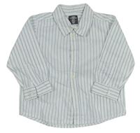 Bílo-světlemodrá pruhovaná košile H&M