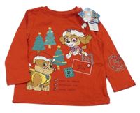 Nové - Červené triko s Paw Patrol Nickelodeon