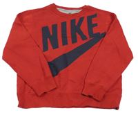 Červená mikina s logem Nike 