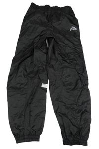 Černé šusťákové voděodolné kalhoty McKinley 