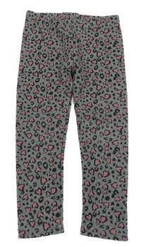 Šedé legíny se vzorem Pocopiano