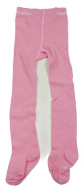 Světlerůžové punčocháče s nápisy Playshoes