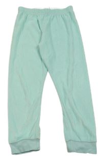 Světlemodré sametové kalhoty 