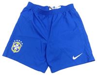Safírové sportovní fotbalové kraťasy Brasil Nike