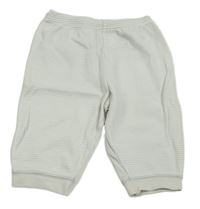 Světlešedo-bílé pruhované tepláky C&A