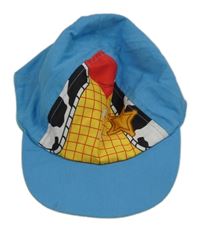 Modrá plátěná oboustranná kšiltovka - Woody/Buzz 