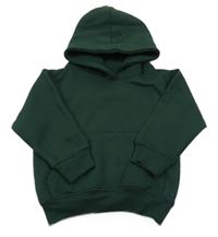 Smaragdová teplá mikina s kapsou a měsícem a kapucí Uneek