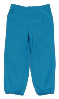 Modré fleecové kalhoty H&M