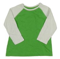 Zeleno-bílé triko Kiki&Koko