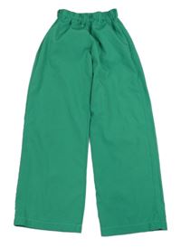 Zelené lehké kalhoty