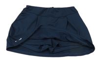 Tmavomodrá funkční tenisová sukně se všitými kraťasy ARTENGO