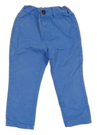 Modré chino plátěné kalhoty Next