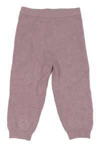 Lila melírované žebrované úpletové kalhoty Nutmeg