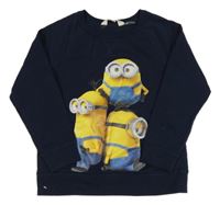 Tmavomodrá mikina s Mimoni H&M