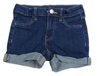 Tmavomodré riflové kraťasy H&M