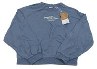 Nové - Modrošedá mikina s nápisem Name it