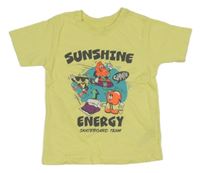 Žluté tričko s ovocem Primark