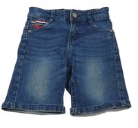 Tmavomodré riflové kraťasy