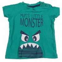 Zelené tričko s příšerkou Matalan