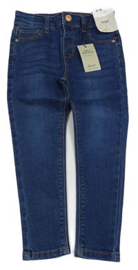 Nové - Tmavomodré skinny rifle Denim Co.