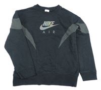 Černá mikina s logem Nike Air