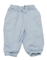 Světlemodré tepláky s duhou dunnes