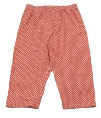 Růžové puntíkaté pyžamové kalhoty Mothercare