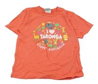 Korálové tričko s potiskem 