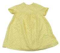 Žluté madeirové plátěné šaty Nutmeg
