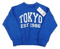 Nové - Tmavomodrá mikina s nápisy F&F