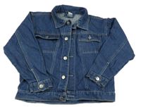 Tmavomodrá riflová bunda 