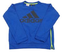 Tmavomodrá mikina s logem Adidas