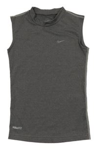 Šedé sportovní tílko s logem zn.Nike 