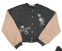 Šedo-růžová baseballová mikina Kuromi H&M