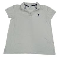 Bílé polo tričko U.S. POLO ASSN.