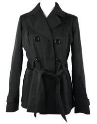 Dámský černý sakový kabátek s páskem George 