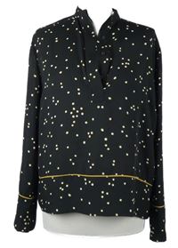 Dámská černá halenka s puntíky H&M