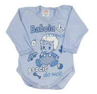 Světlemodré body s miminkem 
