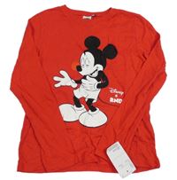 Červené triko s Mickeym Disney