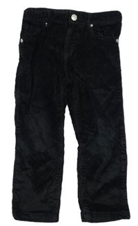 Černé manšestráky Zara