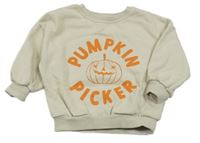 Béžová overisze mikina s dýní George