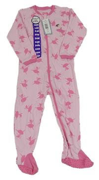 Nové - Světlerůžový overal s baletkami 