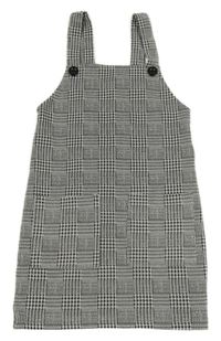 Šedo-černé vzorované šaty Primark