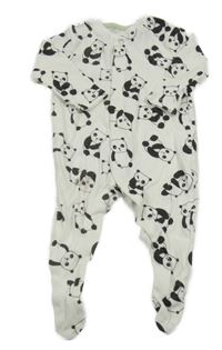 Bílý overal s pandami Primark