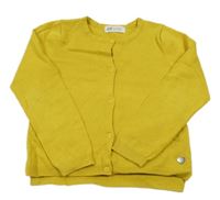 Okrový propínací svetr H&M