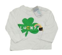 Nové - Bílé triko s potiskem Primark