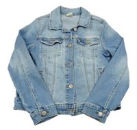 Světlemodrá riflová bunda Zara