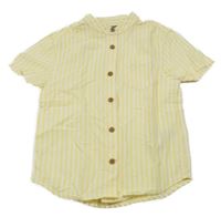 Žluto-bílá pruhovaná košile PRIMARK